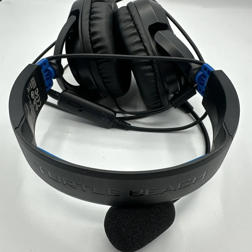Turtle Beach Ear Force Recon 50P Wired Gaming Headset Black / Blue Open Box New